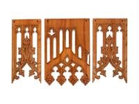 Ten Carved Wood Appliqués