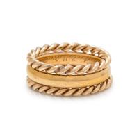 COLLECTION OF YELLOW GOLD RINGS