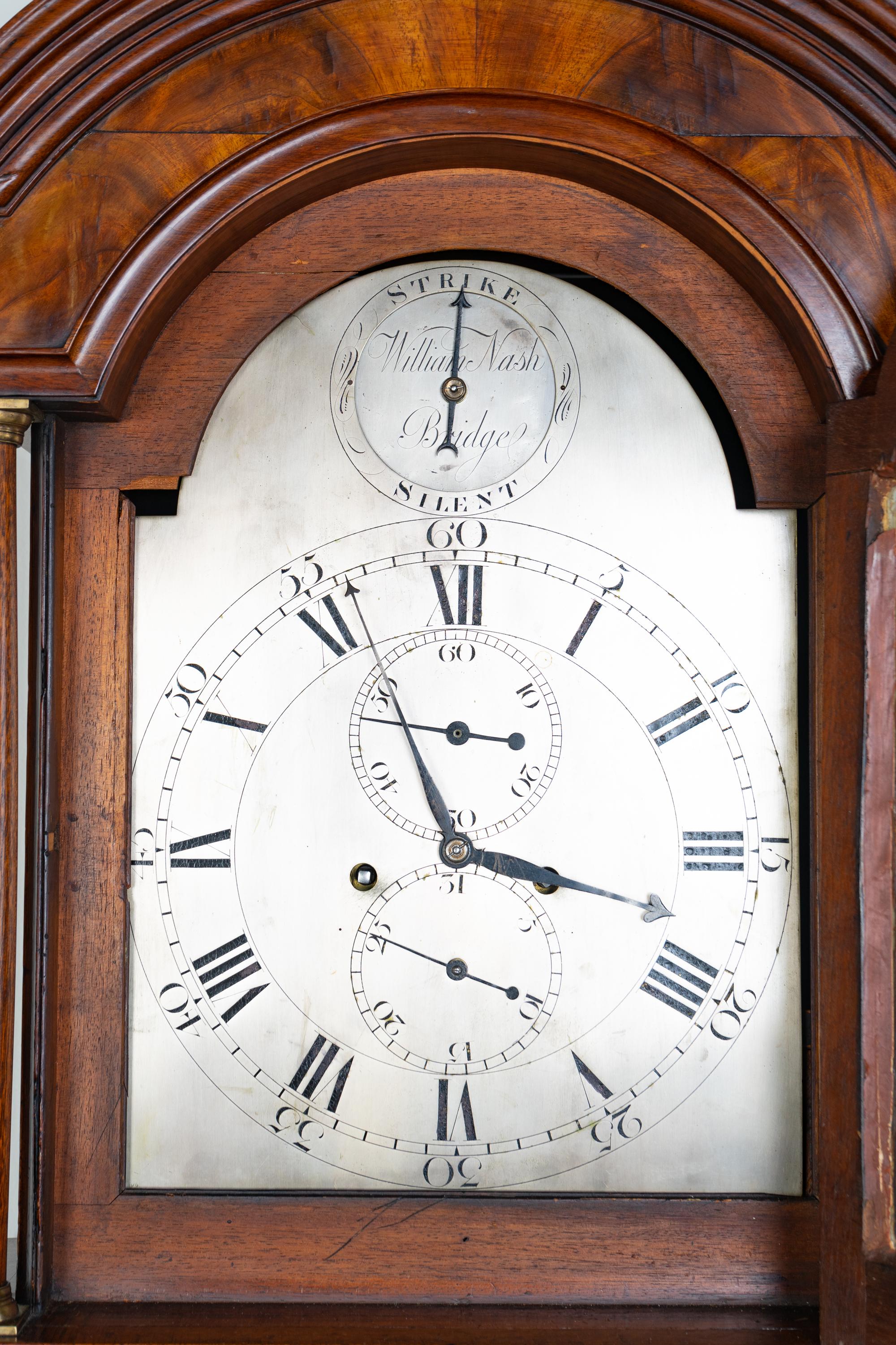 A George III Mahogany Tall Case Clock