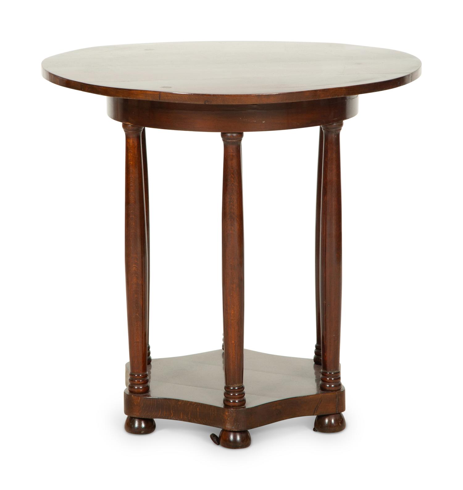 A Louis Philippe Style Mahogany Side Table