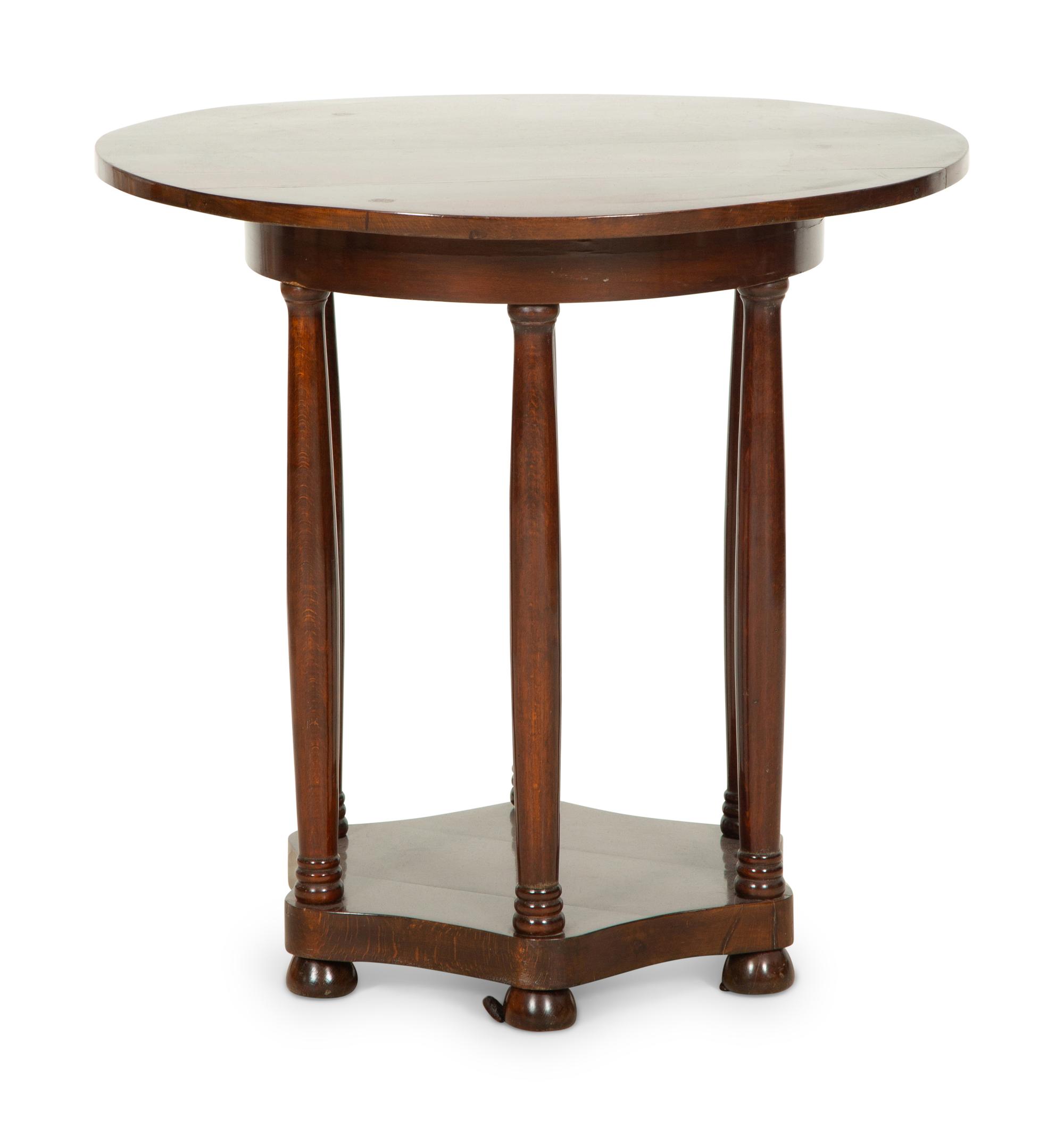 A Louis Philippe Style Mahogany Side Table