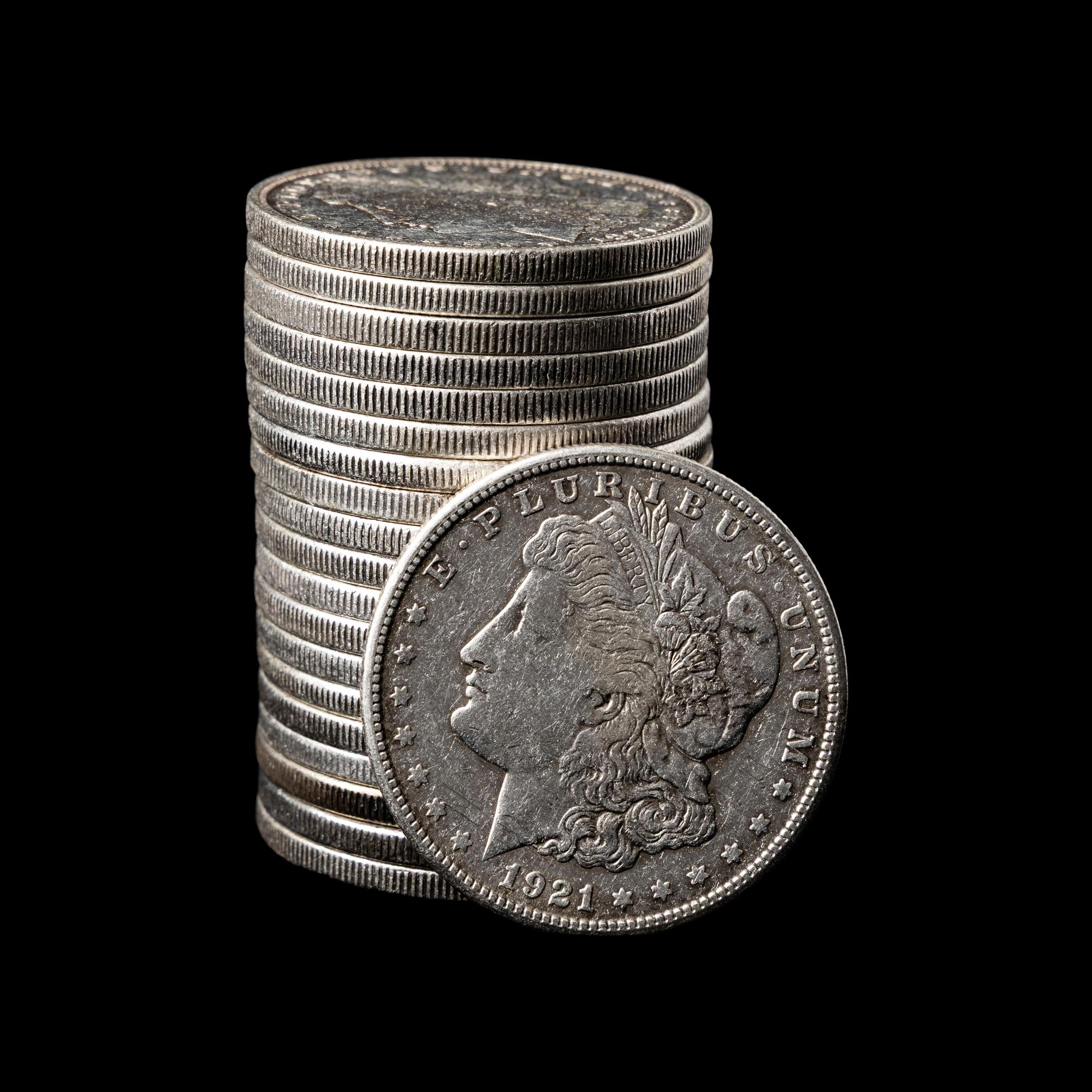 A Group of Twenty Morgan $1 Coins