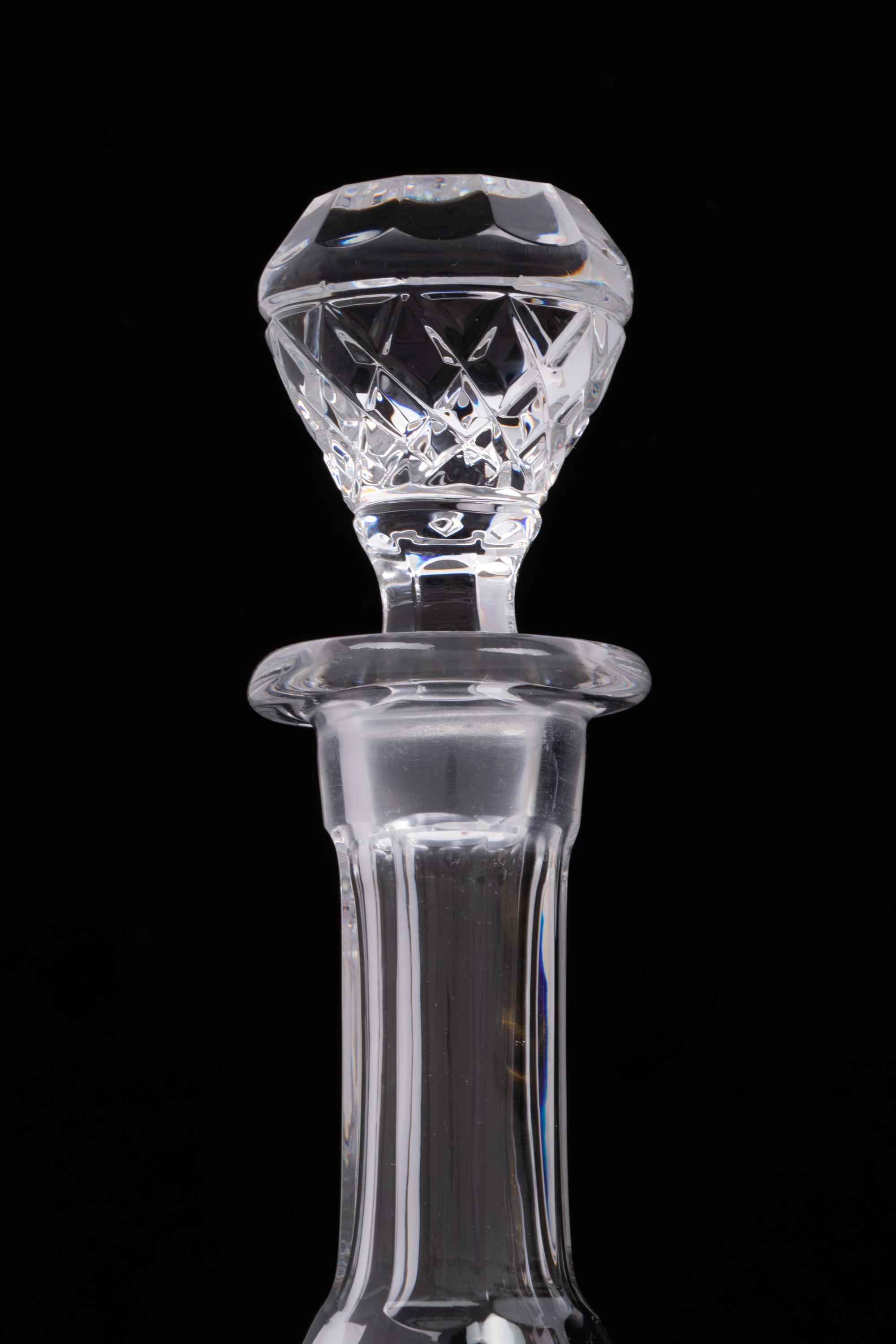 A Group of Three Cut Glass Decanters
