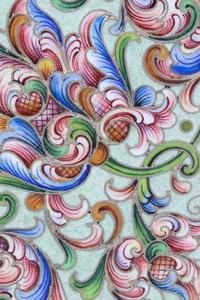 A Russian Shaded Enamel Silver Cigarette Case