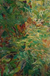 The Artist's Wife and Son in a Garden