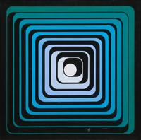 Jean Pierre Yvaral (Vasarely), (French, 1934-2002), Progression Polychrome, 1970