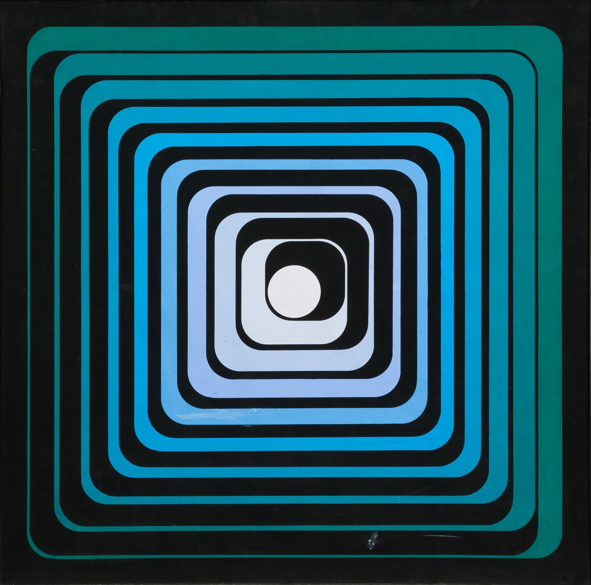 Jean Pierre Yvaral (Vasarely), (French, 1934-2002), Progression Polychrome, 1970