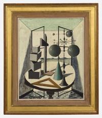 Claude Venard (French, 1913-1999) - Géométrie Devant la Fenêtre