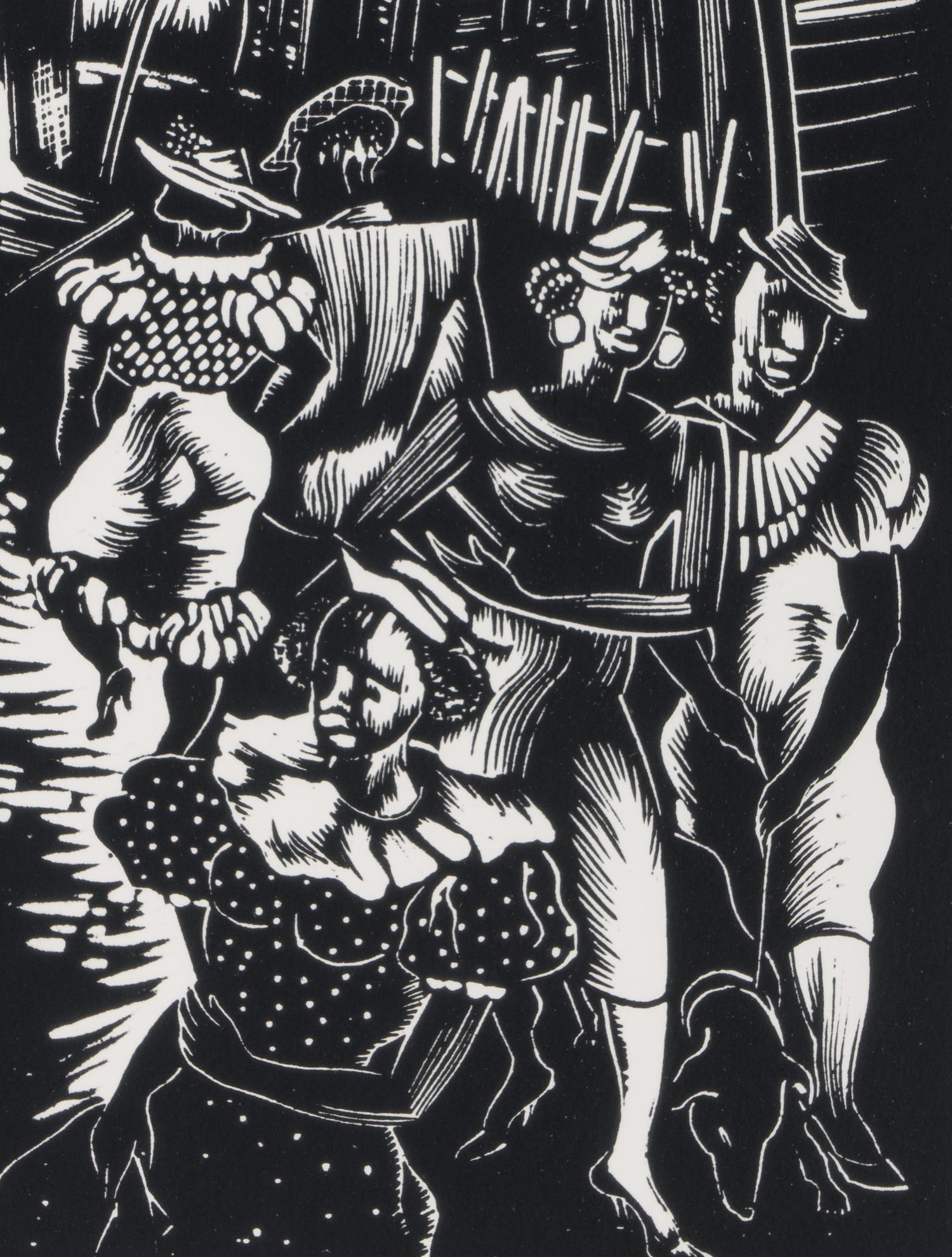 Sunday Promenade (from Hale Woodruff: Selections from the Atlanta Period 1931–1946); published 1996