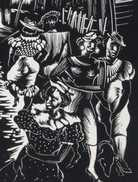Sunday Promenade (from Hale Woodruff: Selections from the Atlanta Period 1931–1946); published 1996