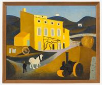 Jean Hugo (French, 1894–1984) - La Maison Jaune