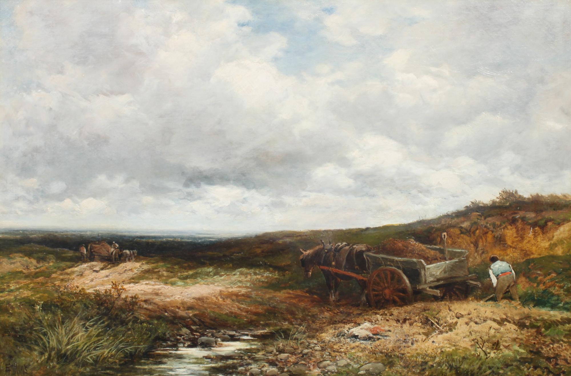 Edmund Morrison Wimperis, (British, 1835-1900), Carting Gravel at Kingwood, 1895
