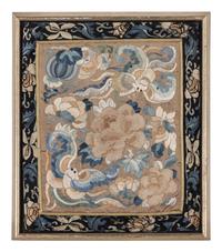 A Group of Chinese Embroidered Silk Panels