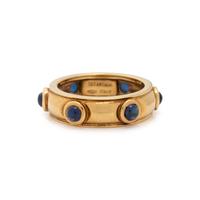 TIFFANY & CO., YELLOW GOLD AND SAPPHIRE RING