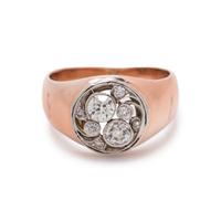 ROSE GOLD AND DIAMOND RING