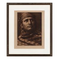 A Chief of the Desert - Navaho, Plate 26