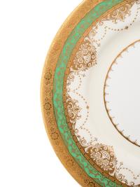 A Set of Eleven Aynsley Porcelain Plates and a Set of Four Mintons Porcelain Plates