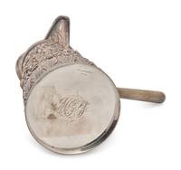 A Sterling Silver Floral Repousse Chocolate Pot, J.E. Caldwell & Co., Philadelphia, PA, Late 19th Century