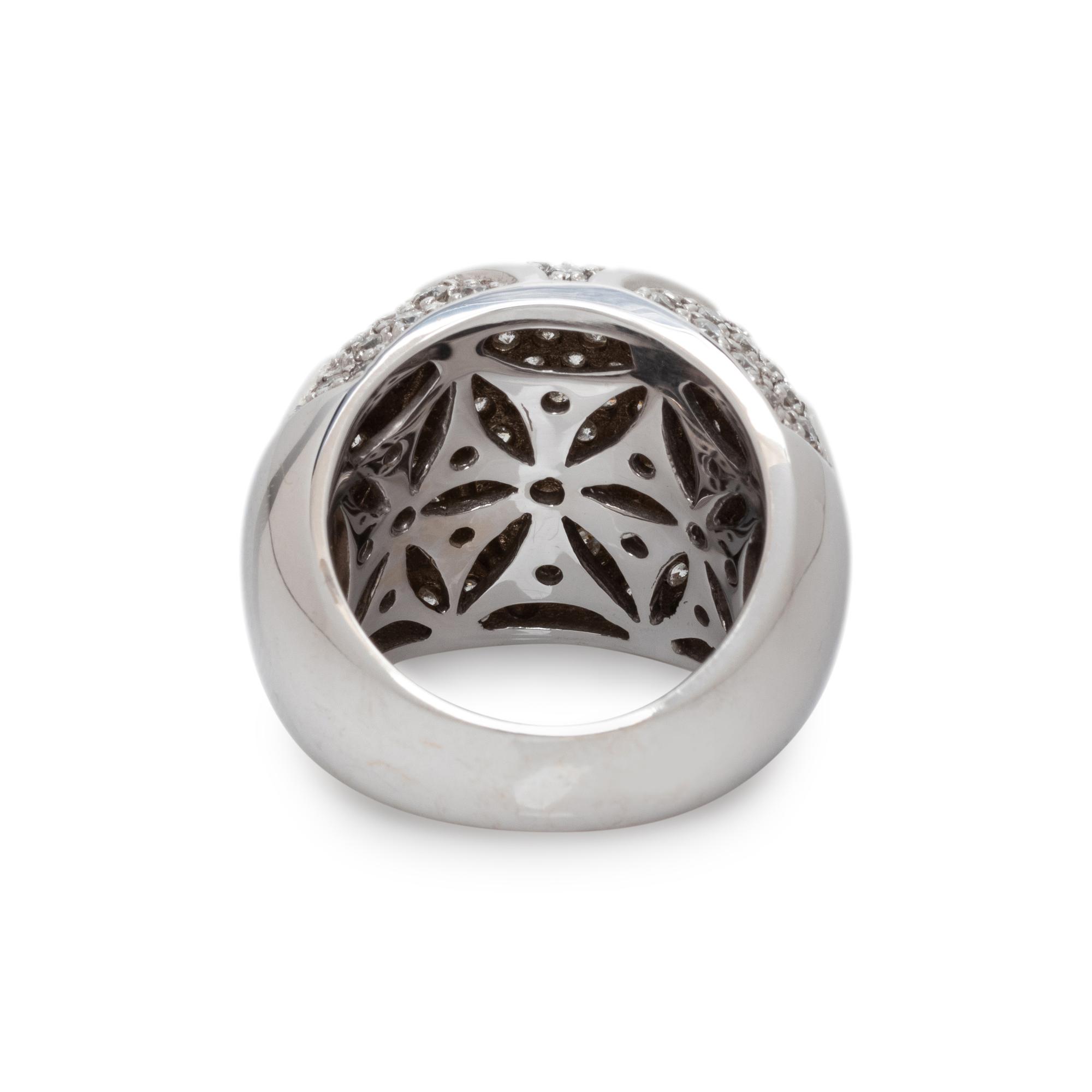 SONIA B., DIAMOND BOMBE RING