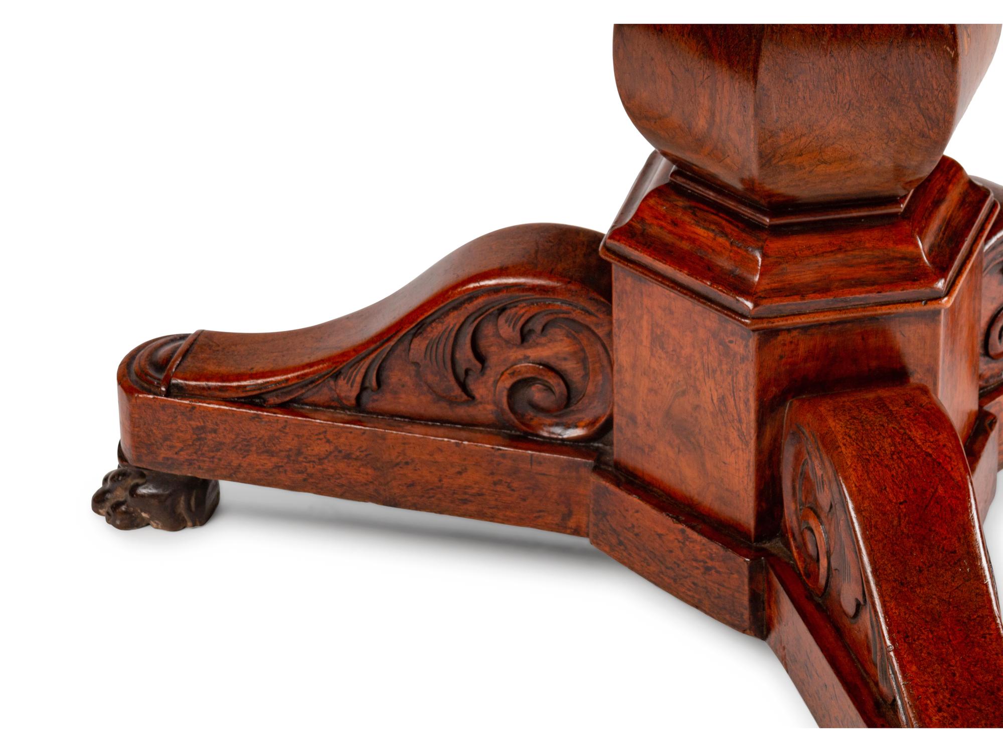 A Louis Philippe Mahogany Center Table