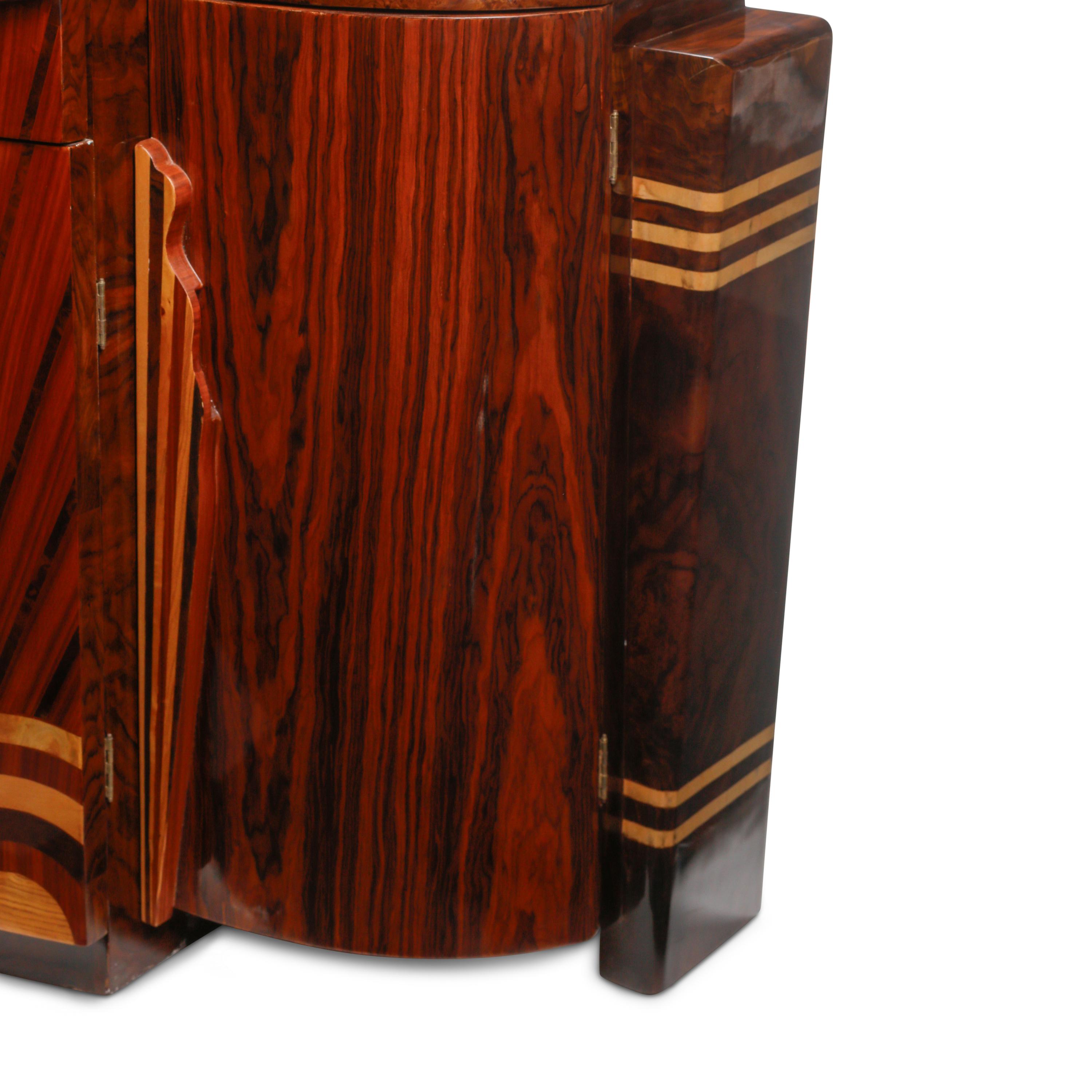 An Art Deco Style Console Cabinet