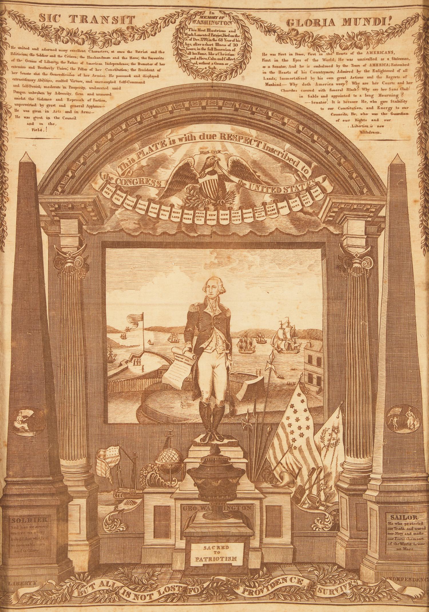 [Washington, George] Sic Transit Gloria Mundi!
