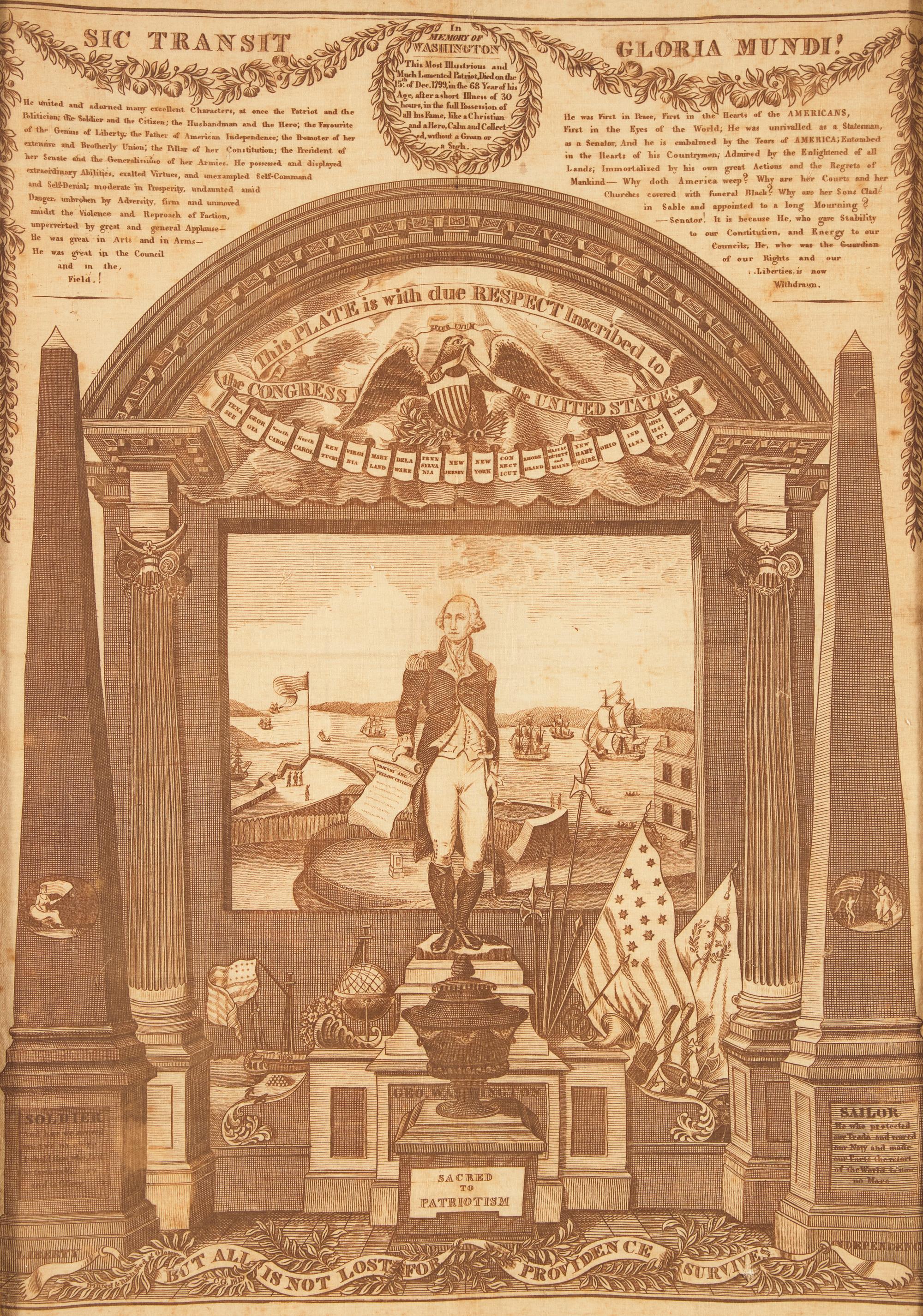 [Washington, George] Sic Transit Gloria Mundi!