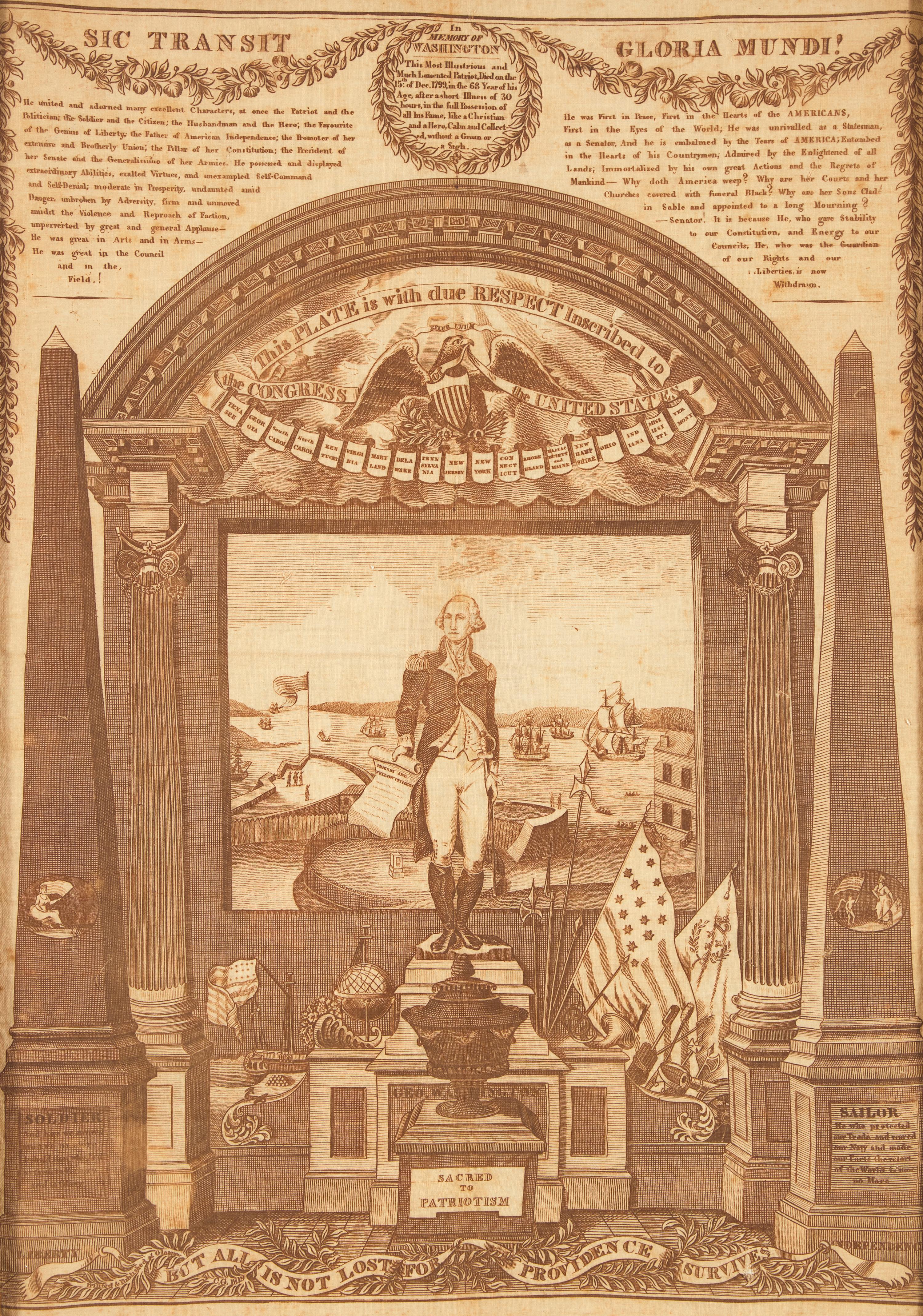 [Washington, George] Sic Transit Gloria Mundi!