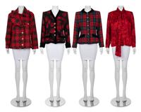 Four Yves Saint Laurent and Moschino Top Pieces: Three Jackets and One Blouse, 1980s