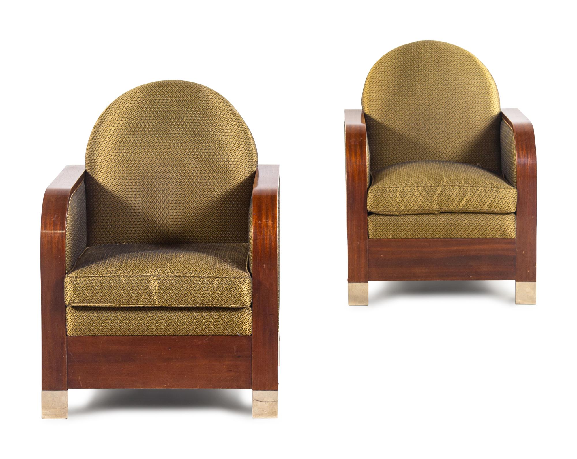 Pair of Club Chairs