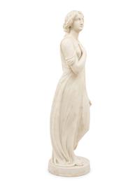 A Copeland Parian Ware Figure Depicting Beatrice , after Edgar Papworth