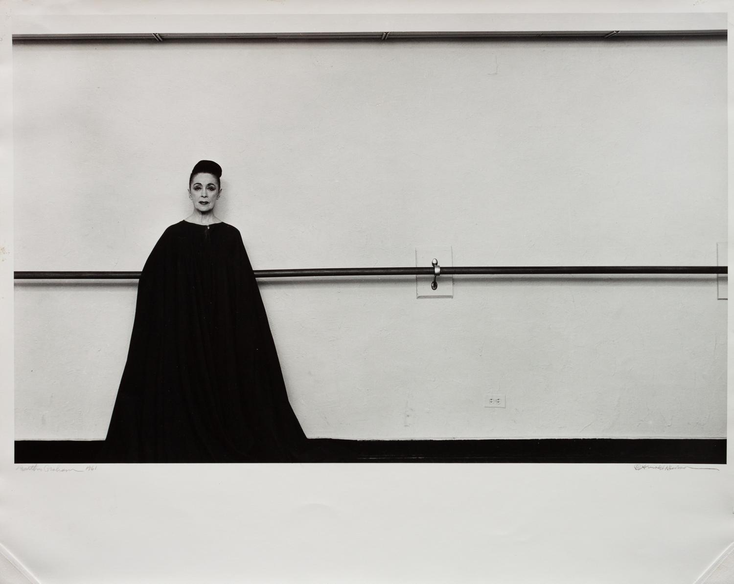 Martha Graham in Her Studio