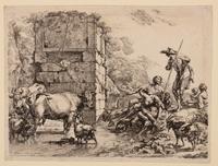 Five Continental Engravings on Paper