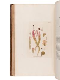 HOOKER, William Jackson, Sir (1785-1865). British Jungermanniae. Being a history and description, with coloured figures, of each species of the genus, and microscopical analyses of the parts. London: Longman, Hurst, Rees, Orme, and Brown, [1812]-1816.