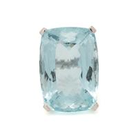 WHITE GOLD AND QUARTZ RING