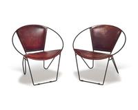 Pair of Hoop Chairs for Riley Wolff c. 1950