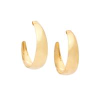 YELLOW GOLD HOOP EARRINGS