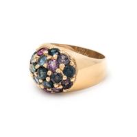 MULTICOLOR SAPPHIRE RING
