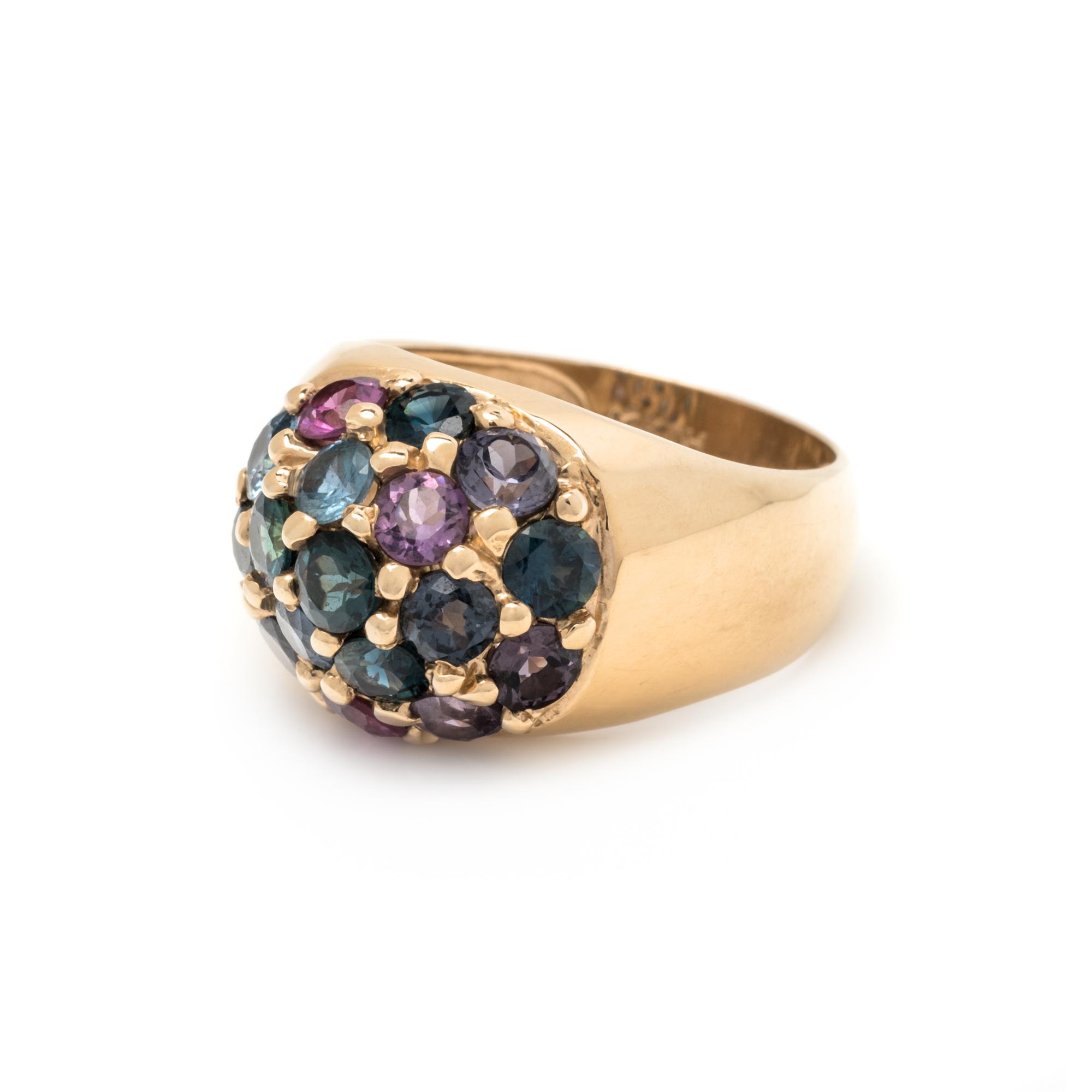 MULTICOLOR SAPPHIRE RING