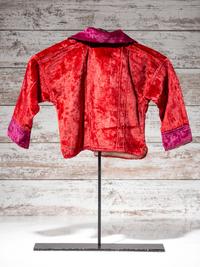 Navajo Child's Velveteen Blouse, with Silver Buttons