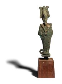 An Egyptian Bronze Osiris