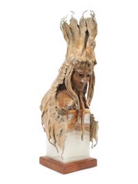 Indian with Headdress , edition 19/35