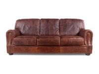 An Embossed Leather Upholstered Sofa