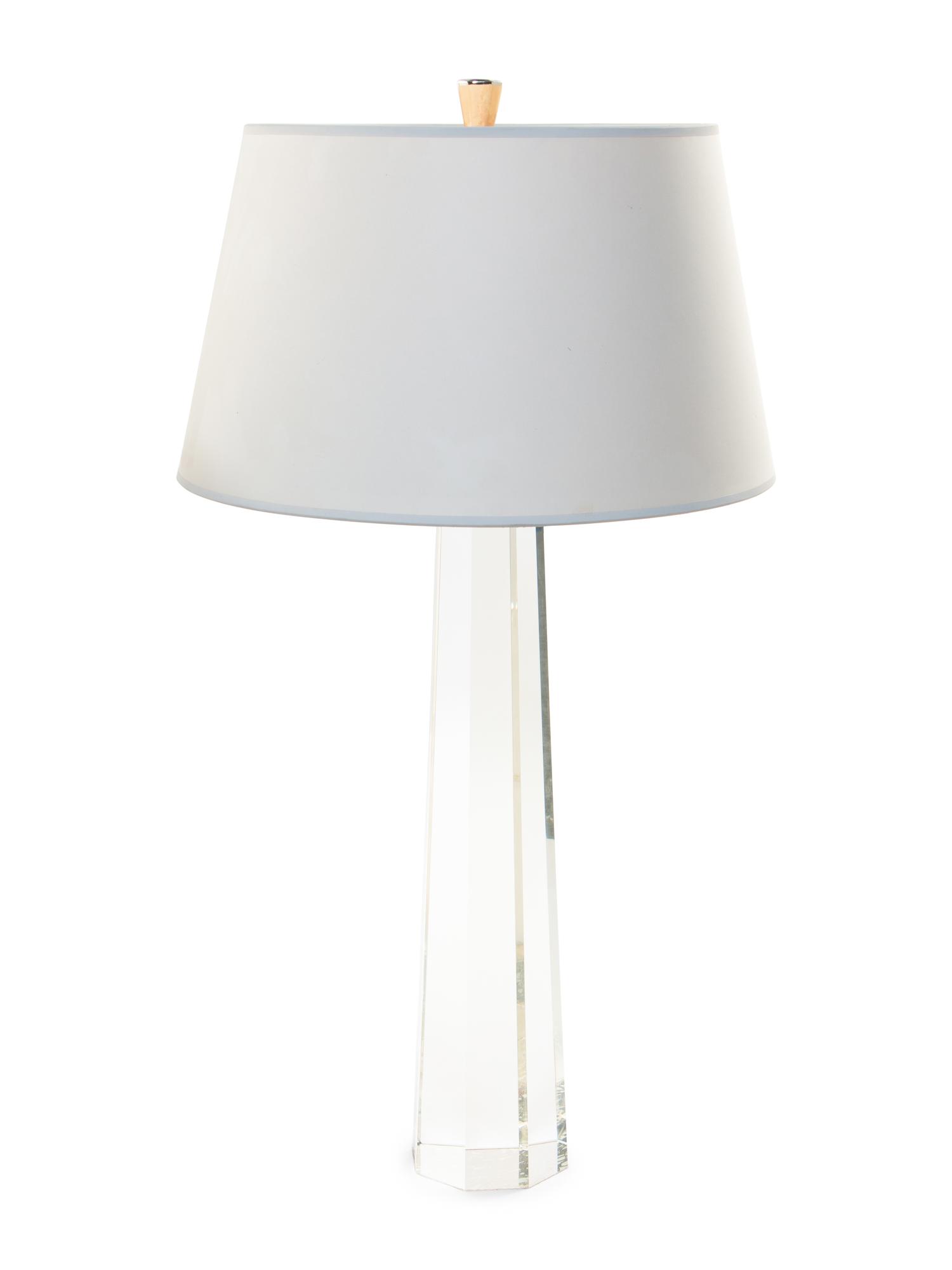 Three Lucite Lamps