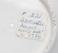 A Worcester Porcelain Teapot