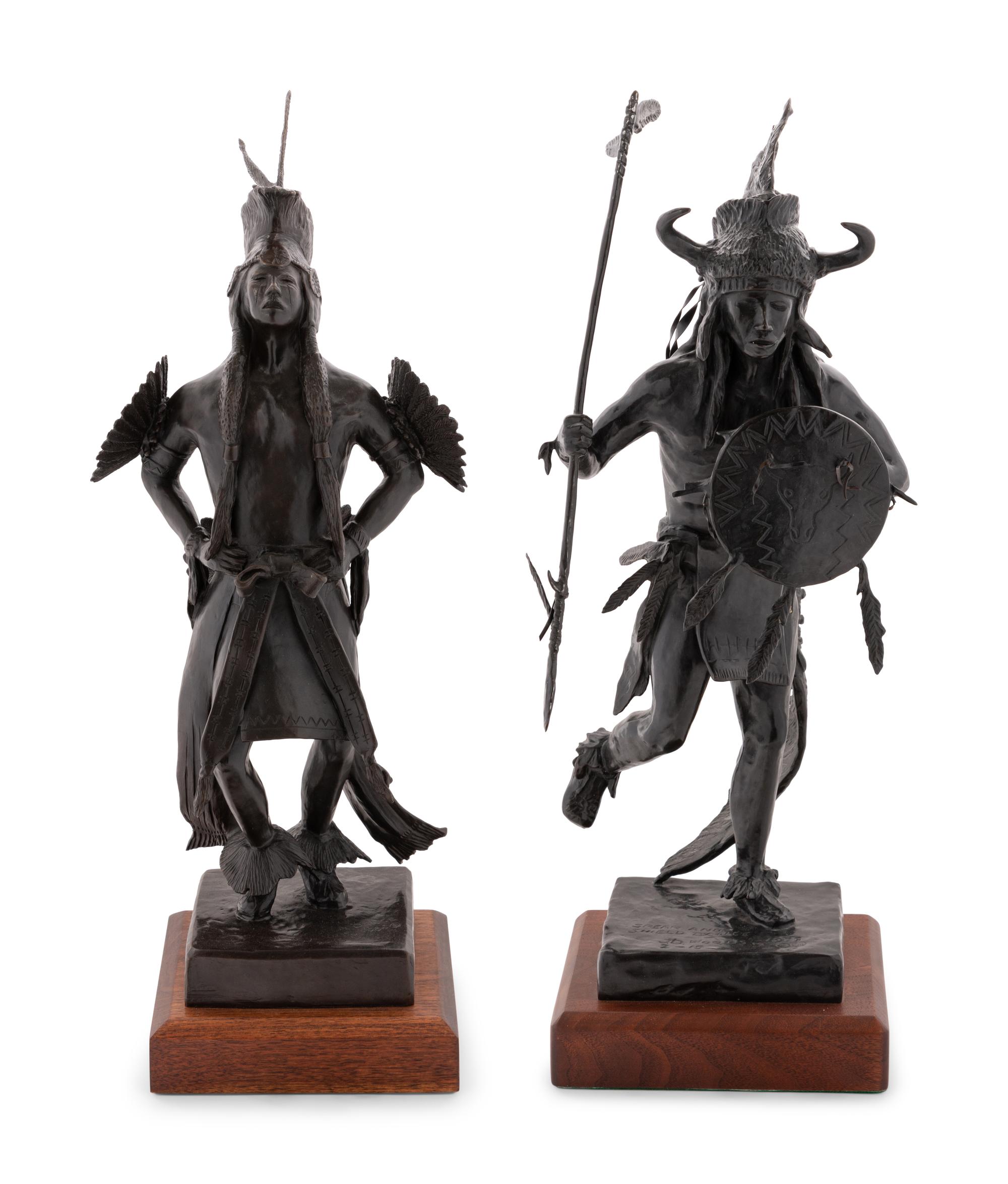 Two Works: Prairie Chicken Dance , edition 2/15, 1986 and Speak and Shield Dane , edition 2/15, 1978