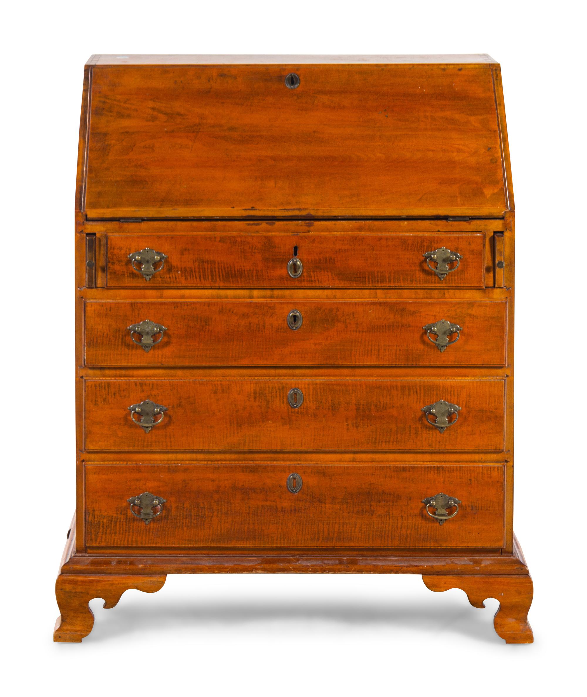 An American Maple Slant Front Desk