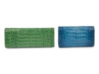 Two Nancy Gonzalez Crocodile Clutches