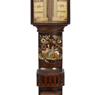An English Mahogany Stick Barometer