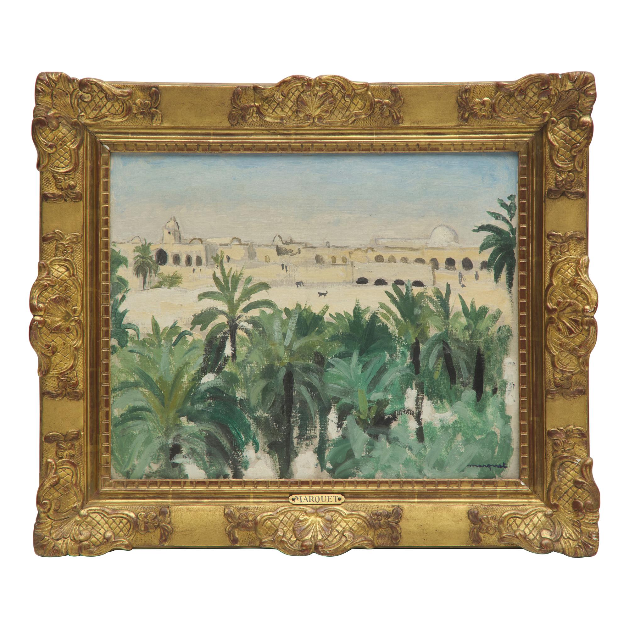 Albert Marquet (French, 1875-1947) — Vue de Laghouat à Travers la Palmeraie (Algérie), 1921
